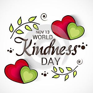 World kindness Day.