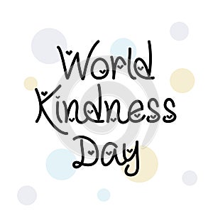 World kindness Day.