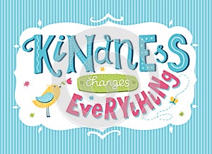 World kindness day card