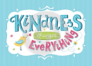 World kindness day card photo