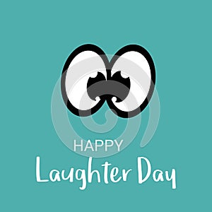 World Laughter day Background.