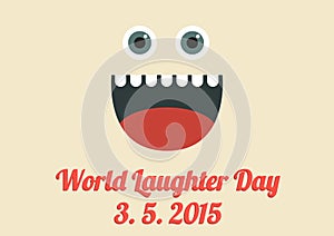 World Laughter Day card