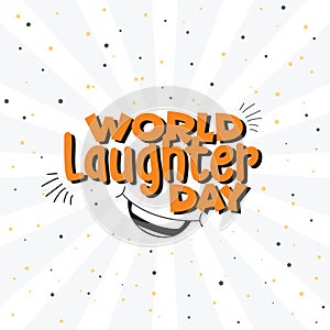 World laughter day multipurpose vector background