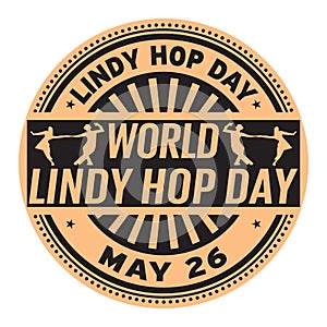 World Lindy Hop Day stamp