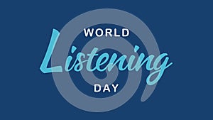 World Listening Day Animation