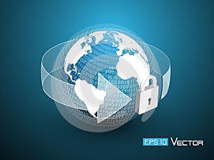 World lock security with binary code