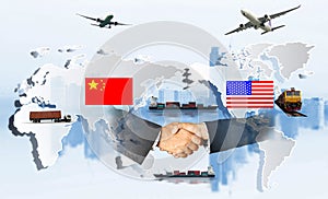 The world logistics  background or transportation