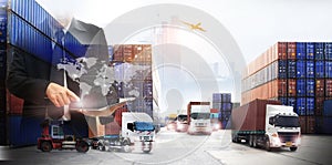 The world logistics  background or transportation