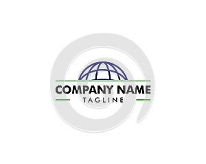 World Logo Icon Design Vector Illustration