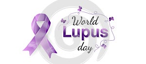 World lupus day design banner