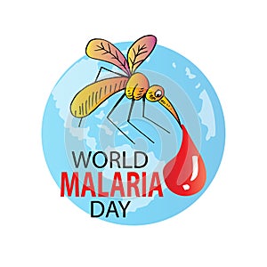 World Malaria Day poster concept