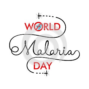 World malaria day poster design