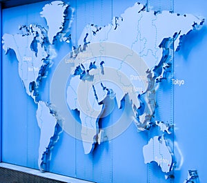 World Map photo