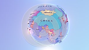 A world map of ASIA