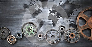 Business Economy Cogs Global Globalisation Background Supply photo