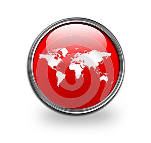 World map button