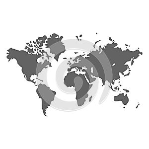 World map. Earth planet design vector geography symbol