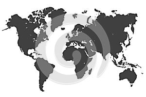 World Map Earth Planet - vector