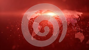 World map global connecting data technology network background