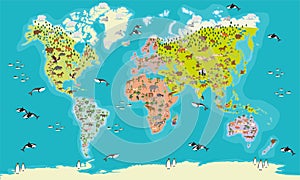 World Map highly detailed