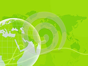 World Map Indicates Abstract Template And Countries