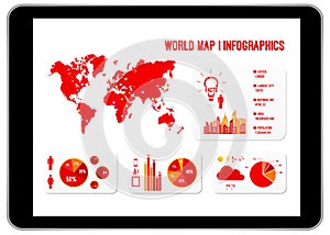 World Map Infographics