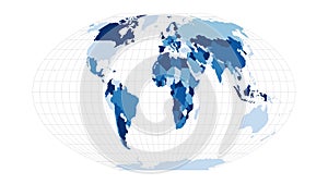 World Map. McBryde-Thomas flat-polar quartic.