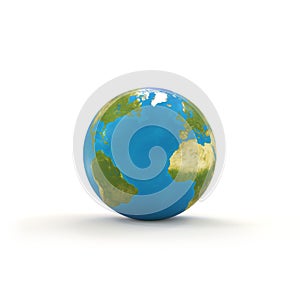 World map planet earth globe 3d-illustration