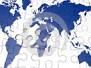 World Map puzzle