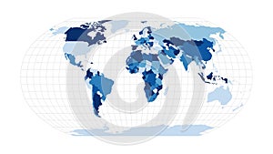 World Map. Robinson projection.
