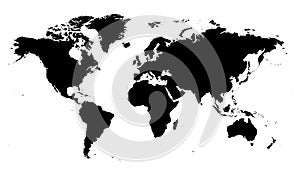 World map vector