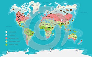 World map vector illustration