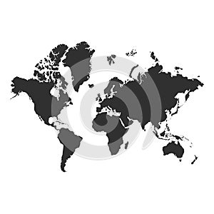 World map - Vector Stocl Illustration photo