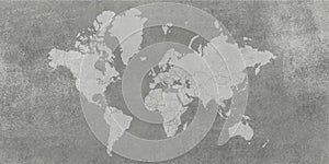 World map vintage background.