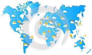 World Map Weather Forecast