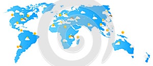 World Map Weather Forecast