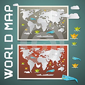 World Maps Set