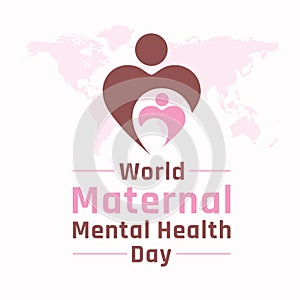 World maternal mental health day design