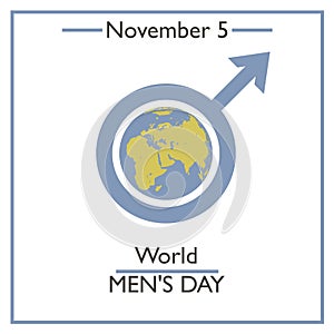 World Men's Day. November 5