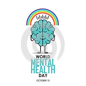 World Mental Health Day background