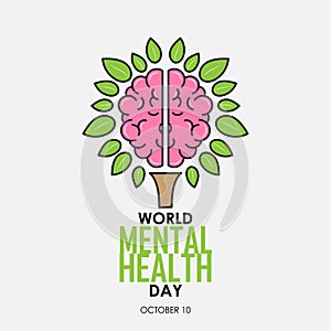 World Mental Health Day background