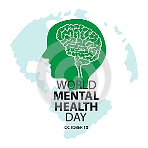 World Mental Health Day Concept.