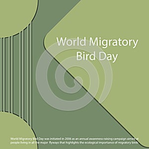 World Migratory Bird Day.