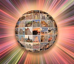 World Monuments Collage