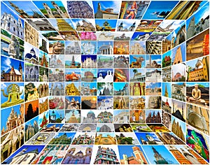 World Monuments Collage