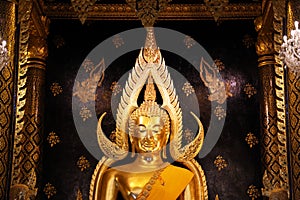 The world most beautiful golden buddha statue.