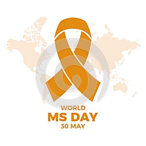 World MS Day vector illustration