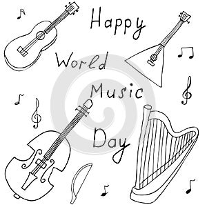 World Music Festival -Doodle stringed instruments