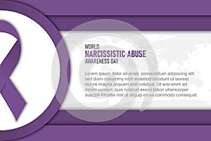 World Narcissistic Abuse Awareness Day background