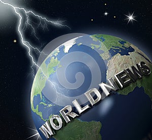 World-news globe 2